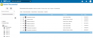App Gestión Documental de ISOTools Excellence