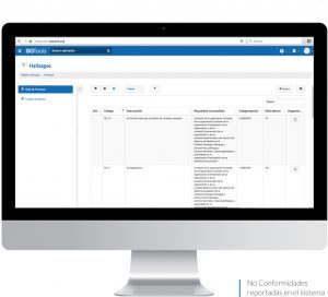 App Hallazgos de ISOTools Excellence